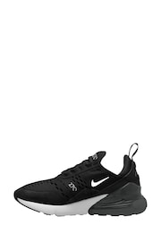 Nike Black/White Air Max 270 Trainers - Image 8 of 13