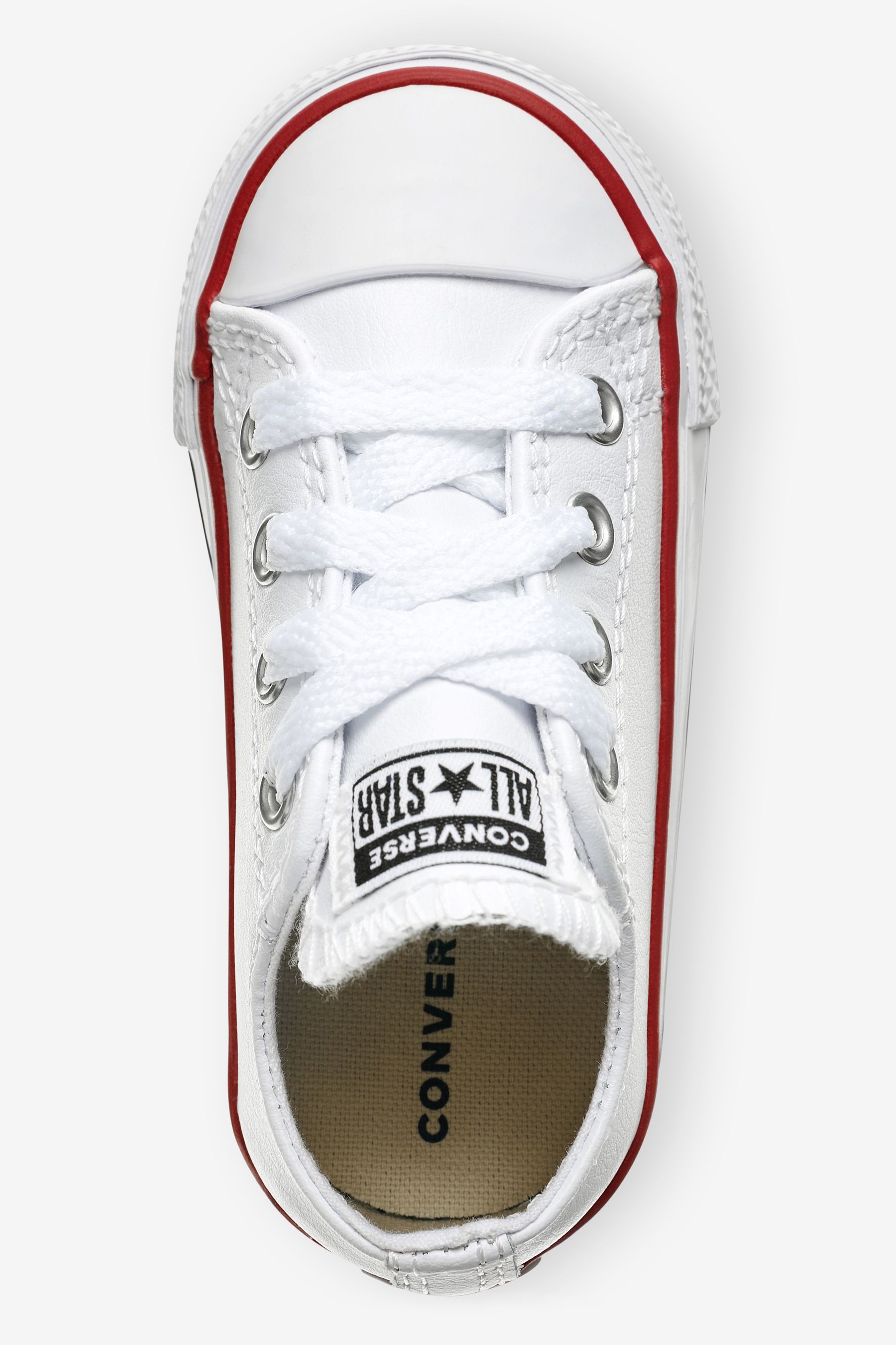 Infant leather converse white hotsell