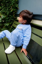 Light Blue Slogan Sweatshirt And Joggers Set (3mths-7yrs) - Image 5 of 5