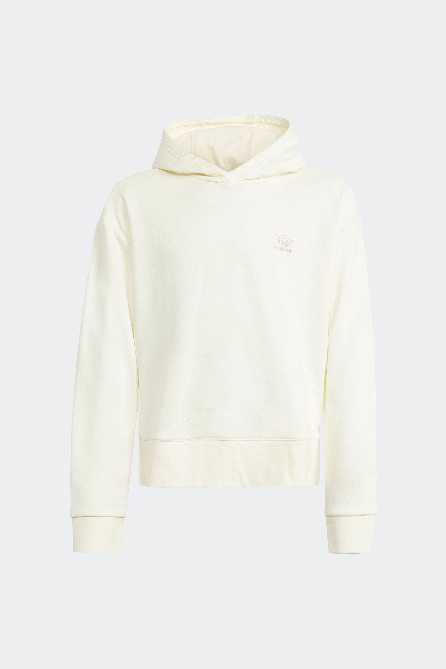 Light yellow adidas hoodie top