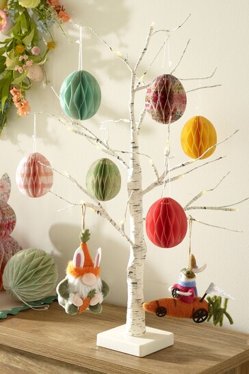 Set of 10 Multi Easter Paper Baubles