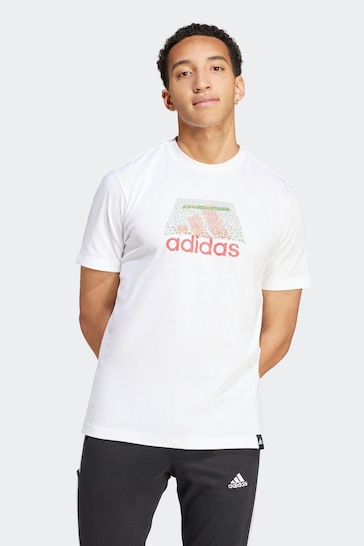 adidas White Codes Graphic T-Shirt