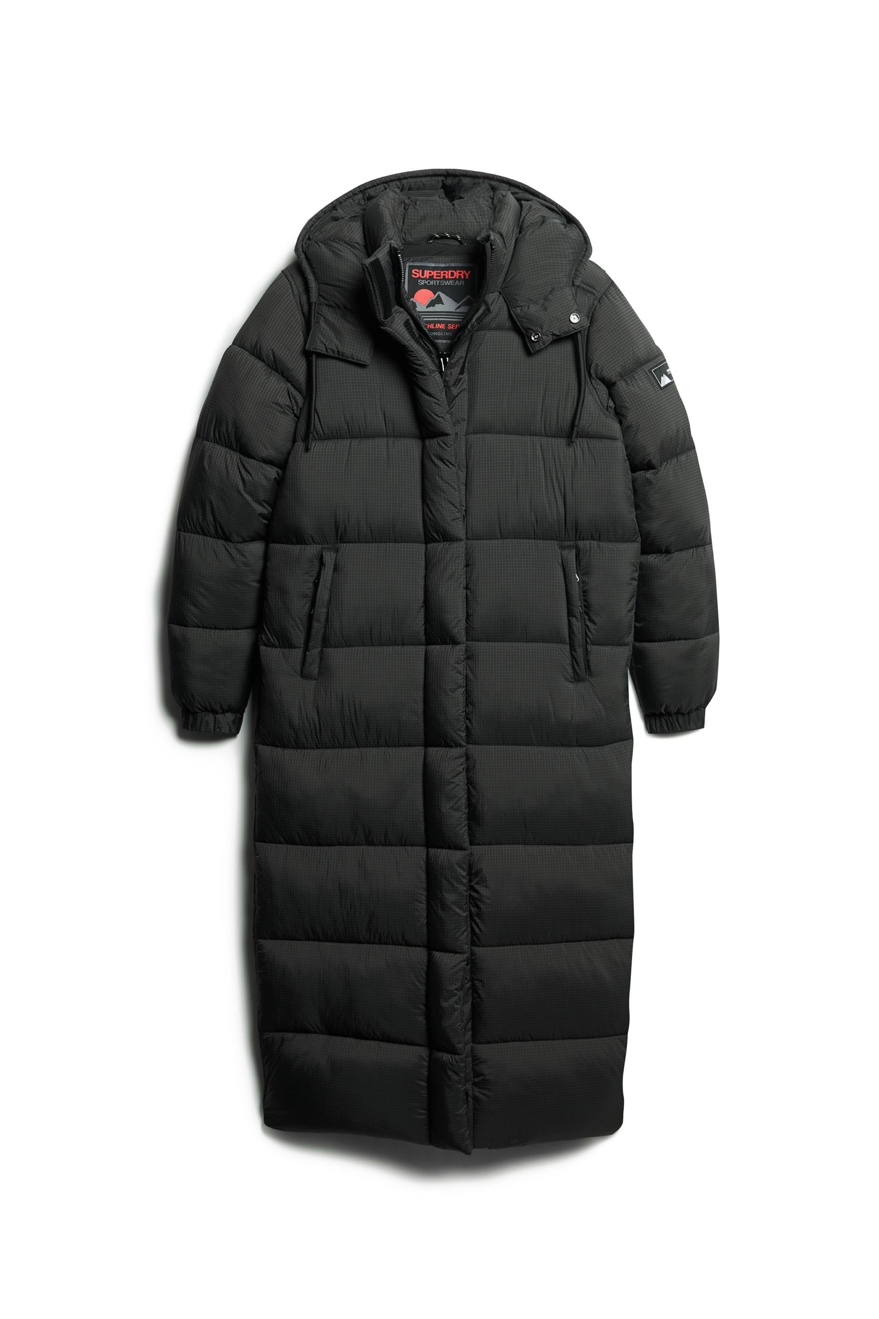 Superdry long padded coat on sale