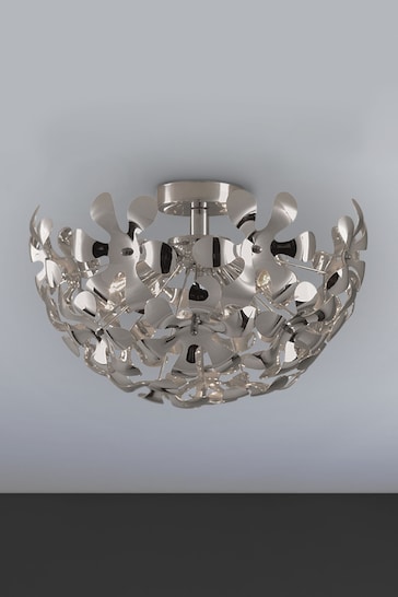 Village At Home Chrome Loopal Ceiling Light Fitting