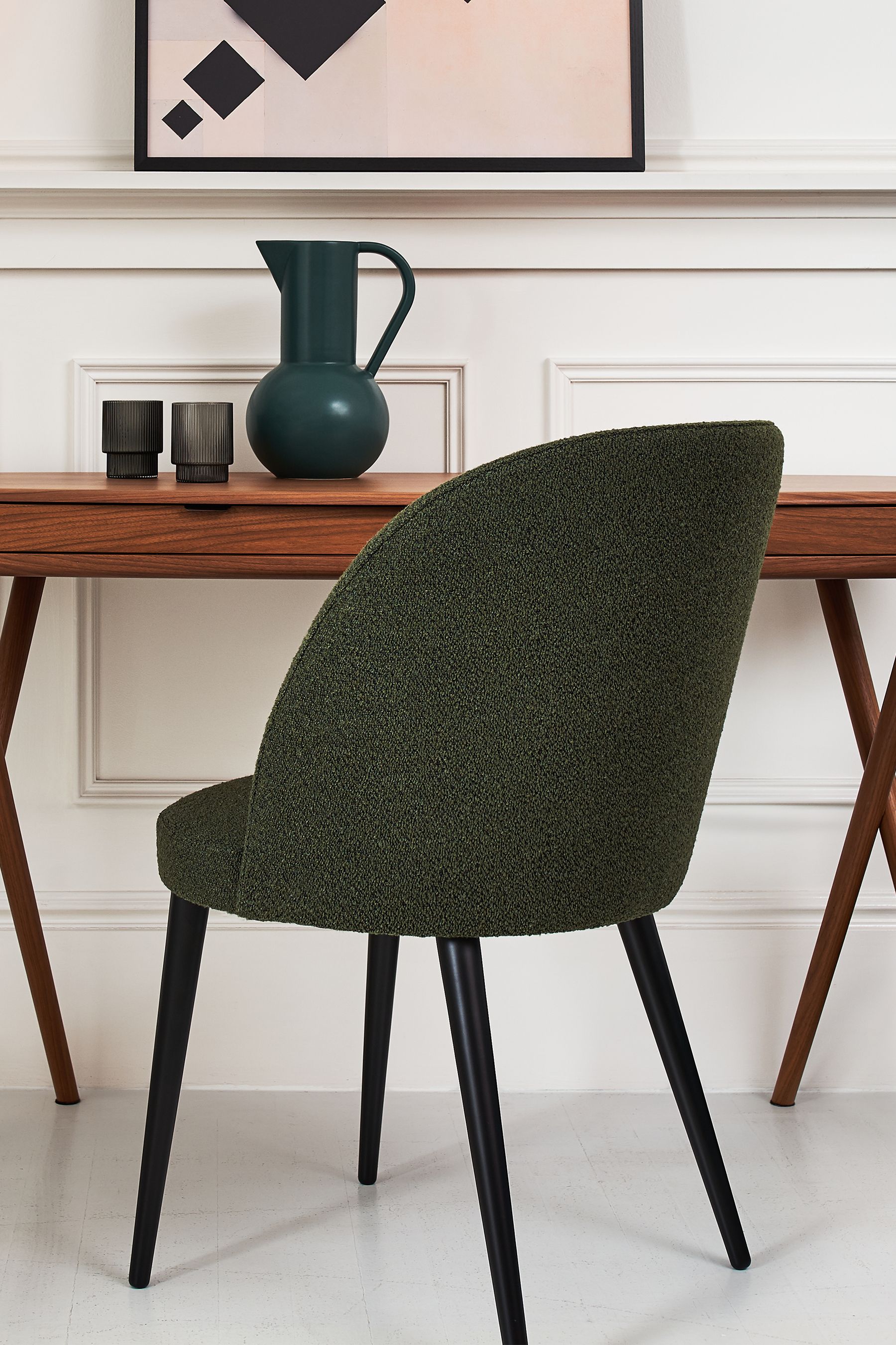 Heals leather deals dining chairs
