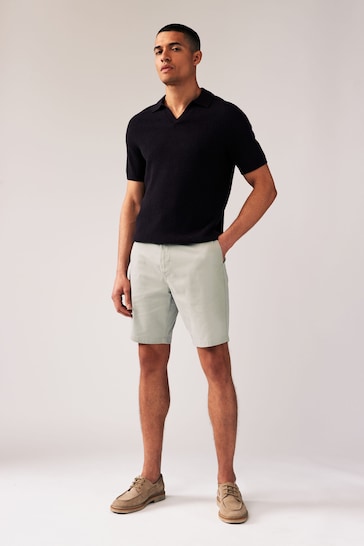 Green/Pink Straight Fit Stretch Chinos Shorts 2 Pack