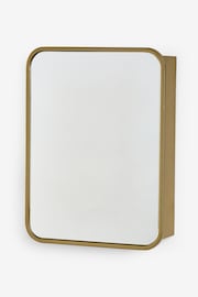 Gold Mirrored Storage Single Wall Cabinet - Image 5 of 7