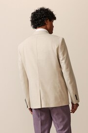 Neutral Soft Touch Herringbone Blazer - Image 3 of 10