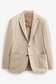 Neutral Soft Touch Herringbone Blazer - Image 6 of 10