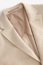 Neutral Soft Touch Herringbone Blazer - Image 7 of 10