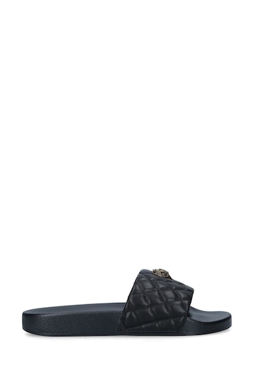 Kurt Geiger London Black Meena Eagle Sandals