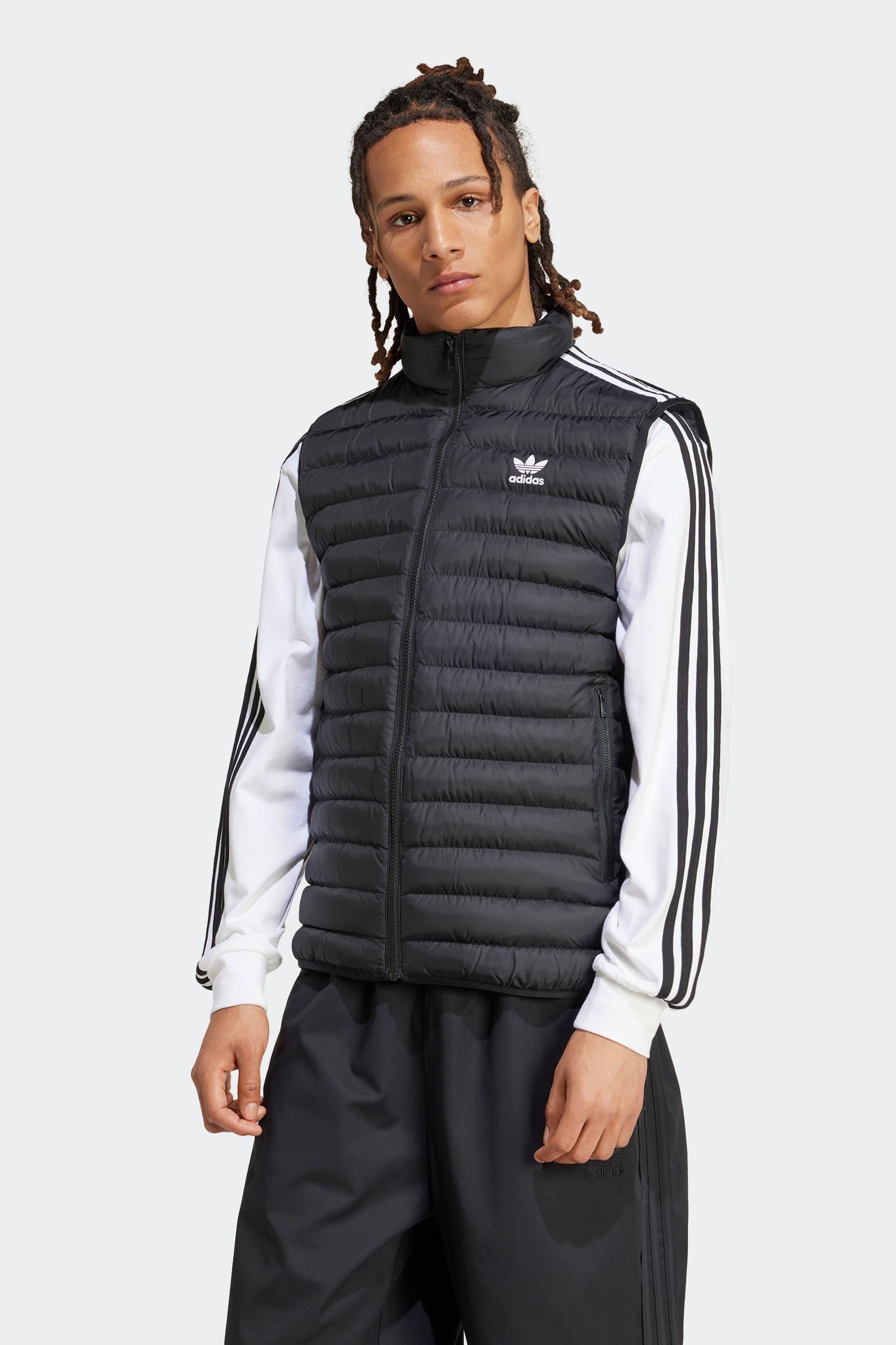 Buy adidas Black Originals Padded Gilet from Next Luxembourg