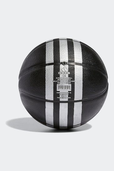 adidas Black Originals 3-Stripes Rubber Mini Basketball