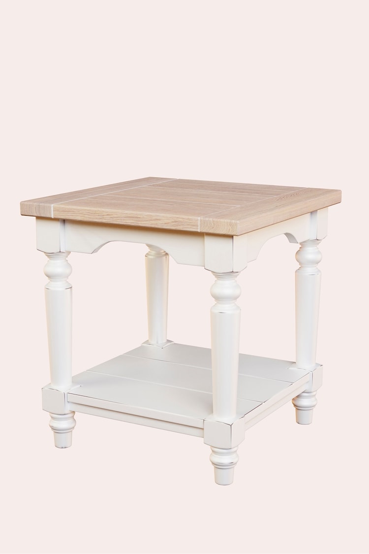 Laura Ashley White Dorset Side Table - Image 6 of 6