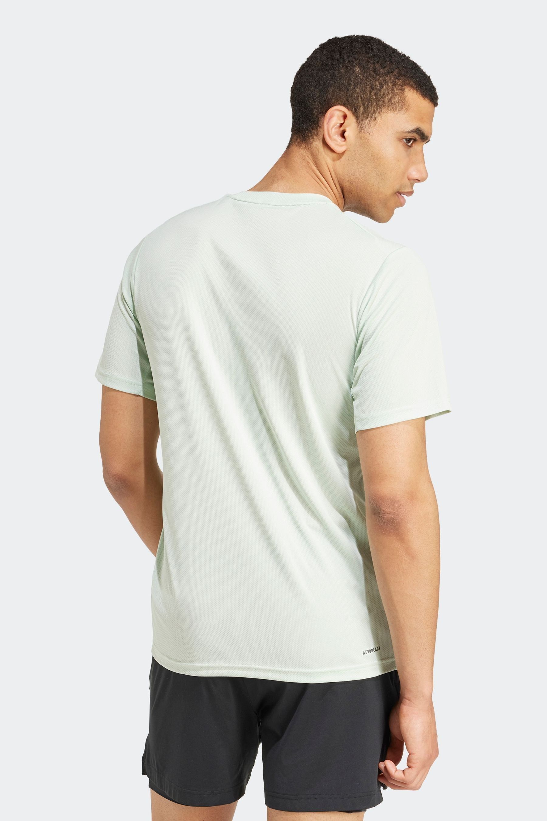 Buy adidas Light Green Train Essentials Training T Shirt from Next Luxembourg