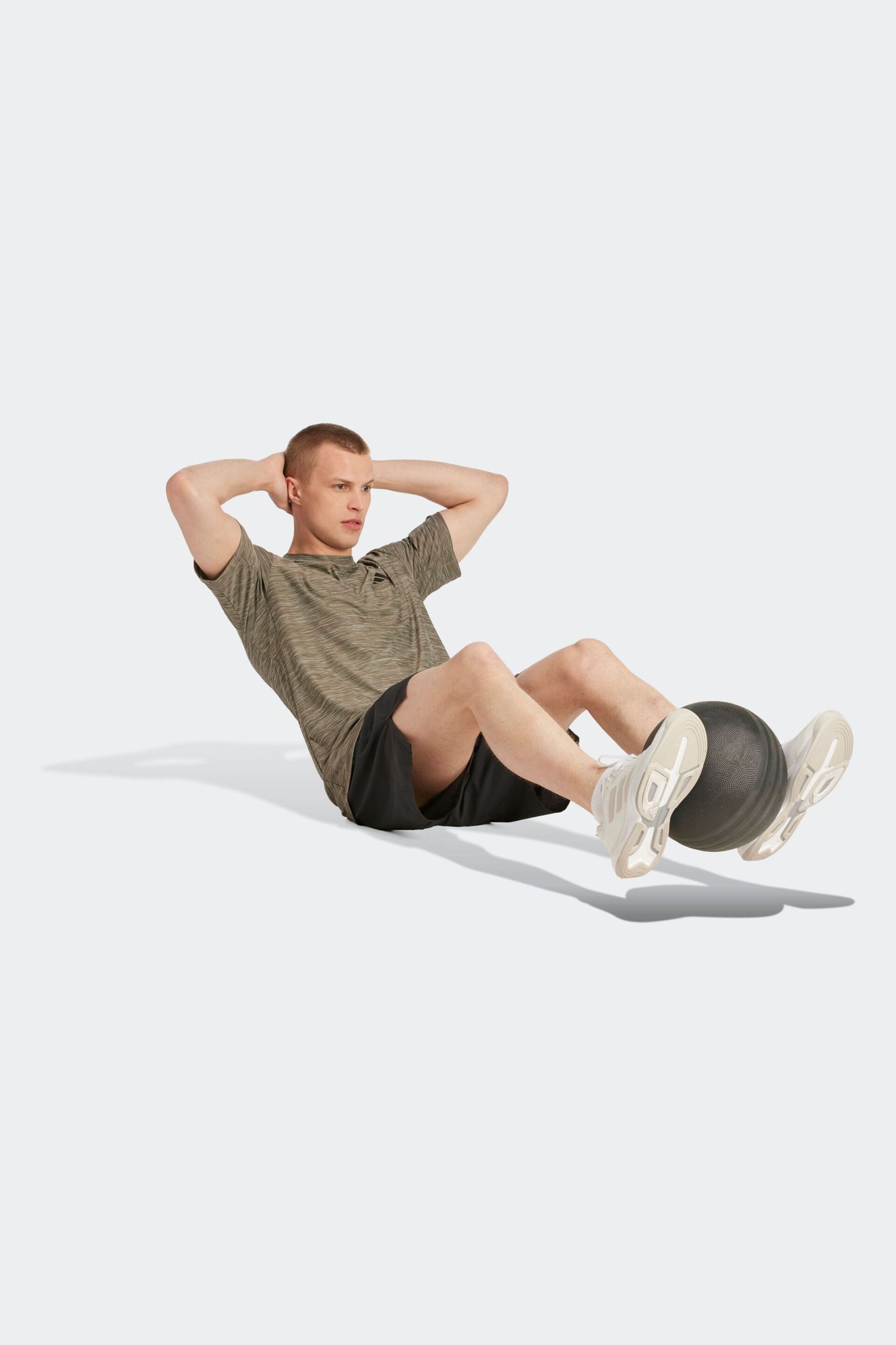 adidas Green Train Essentials Stretch Training T-Shirt - Image 3 of 7