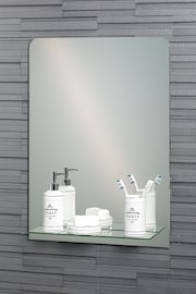 Showerdrape Rochester Rectangular Bathroom Mirror With Shelf - Image 1 of 4