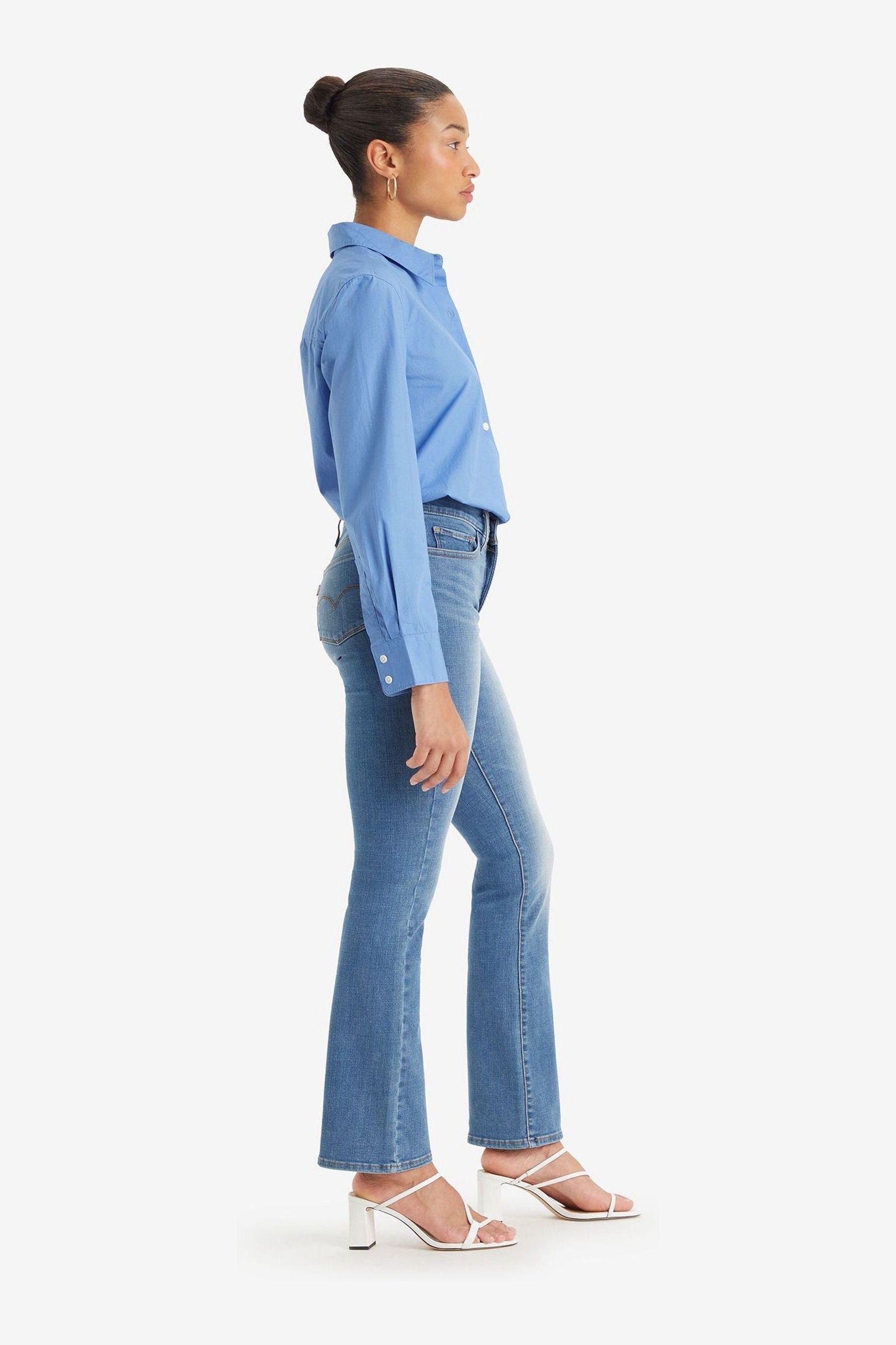 Buy Levi s Blue 315 Shaping Bootcut Jeans from the Next UK online shop
