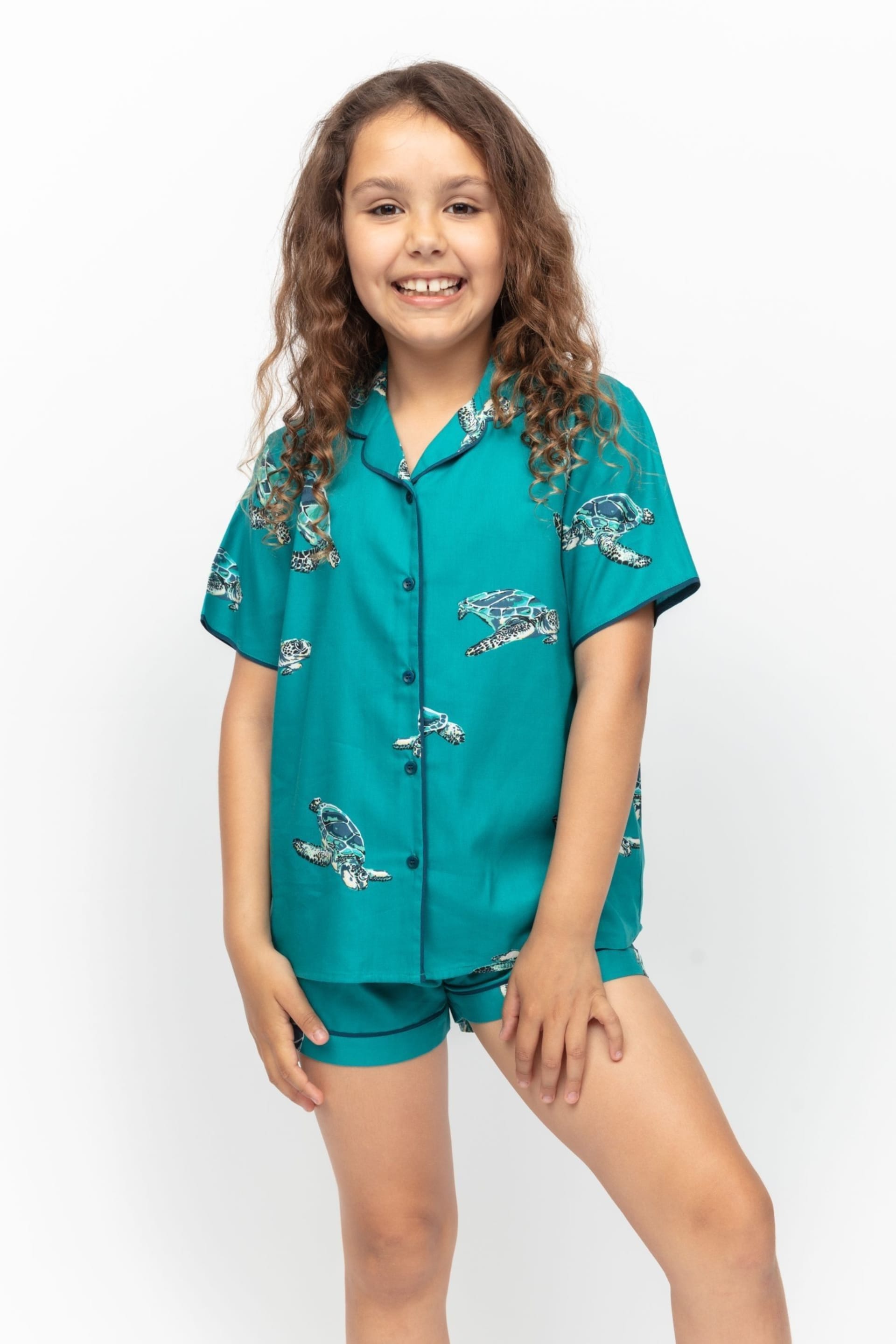 Minijammies Flamingo Print Short Sleeve Shorty Set - Image 1 of 4