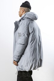 Religion Grey Medium Weight Padded Parka - Image 2 of 5