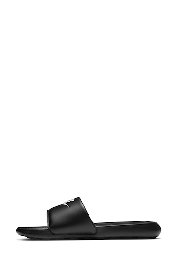 Nike Black/White Victori One Sliders