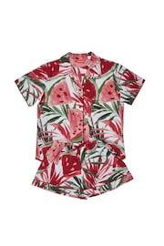 Minijammies Flamingo Print Short Sleeve Shorty Set - Image 4 of 4