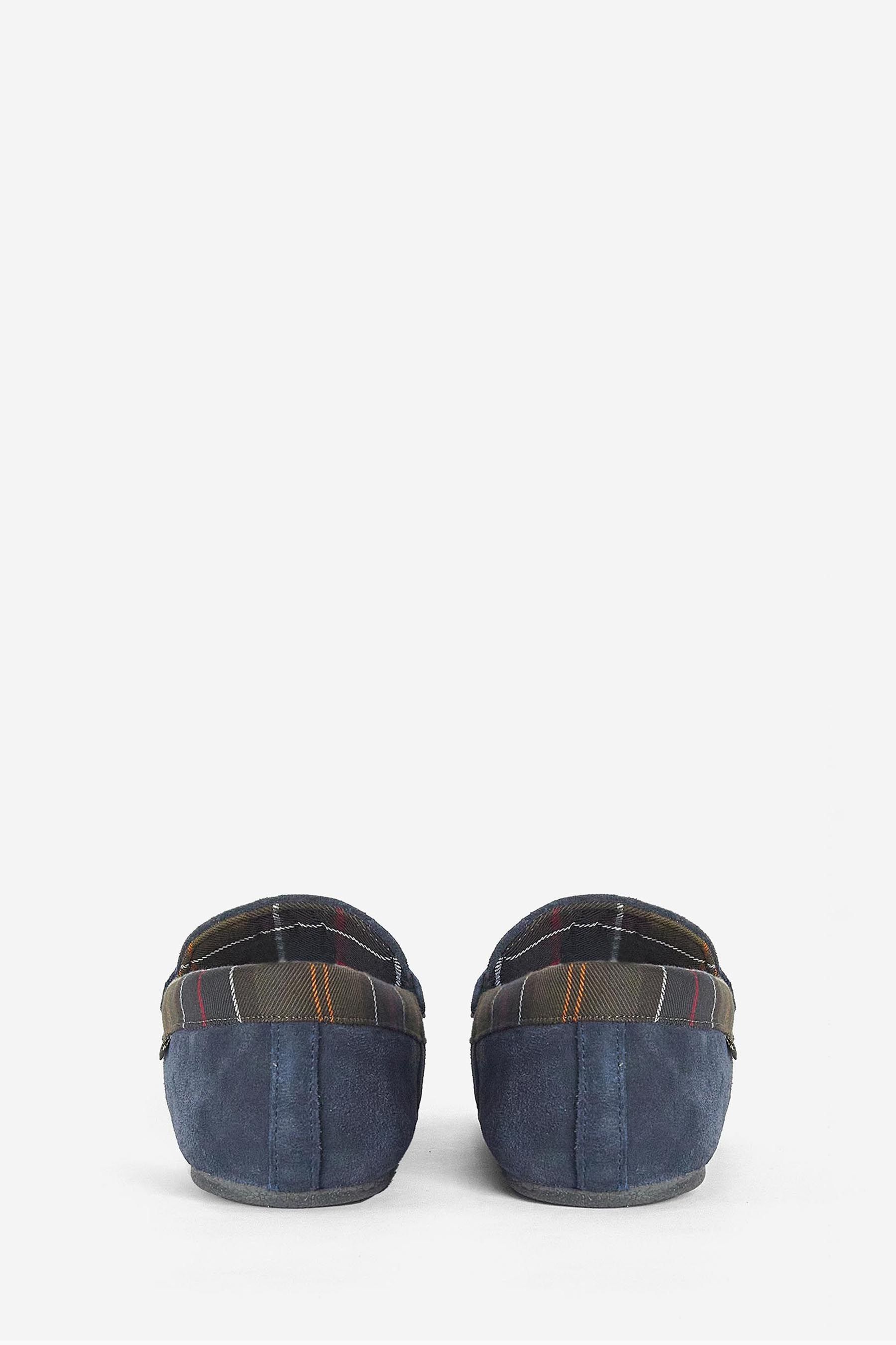 Buy Barbour Navy Porterfield Suede Slippers from the Next UK
