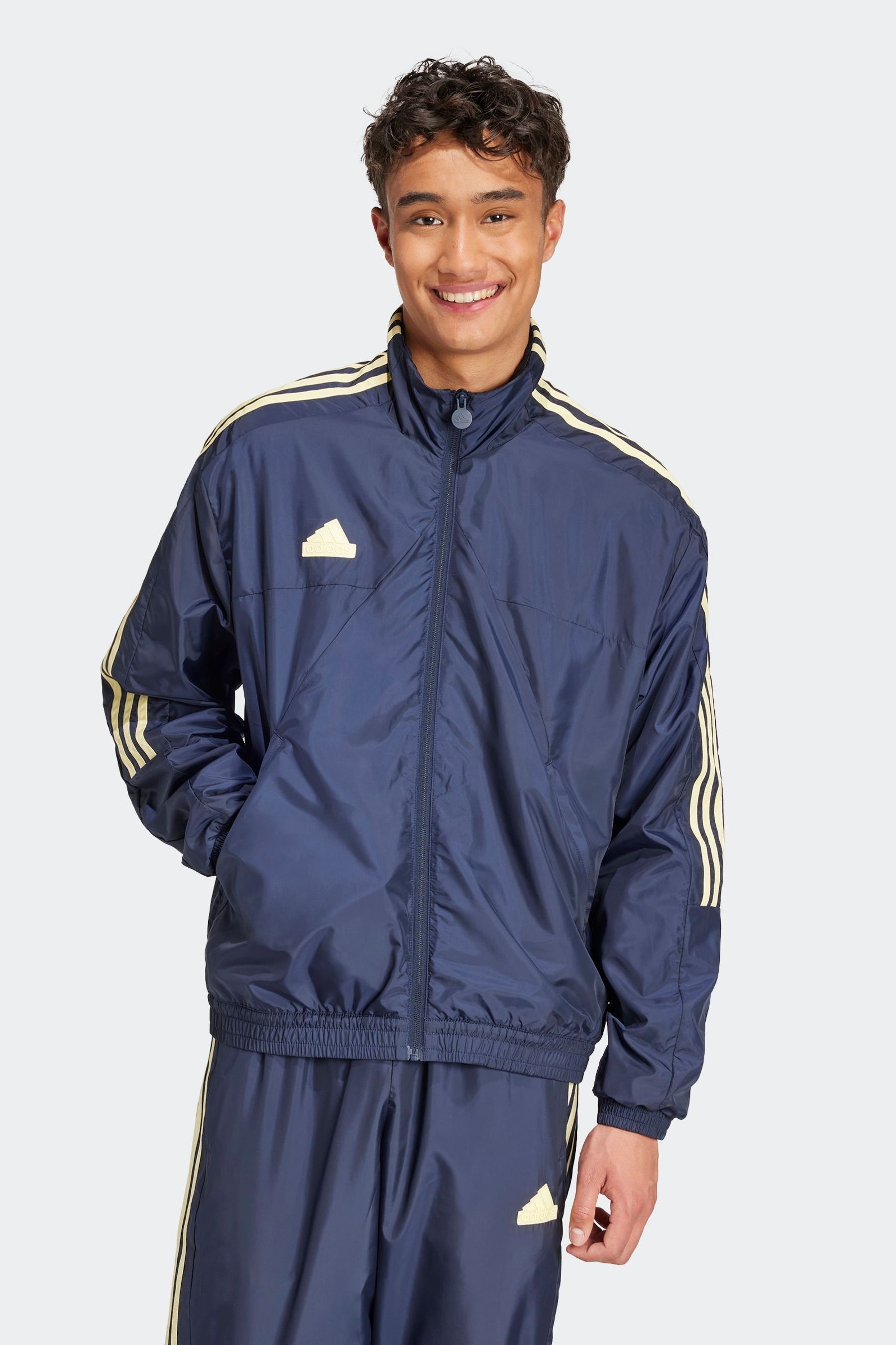 Blue track top online
