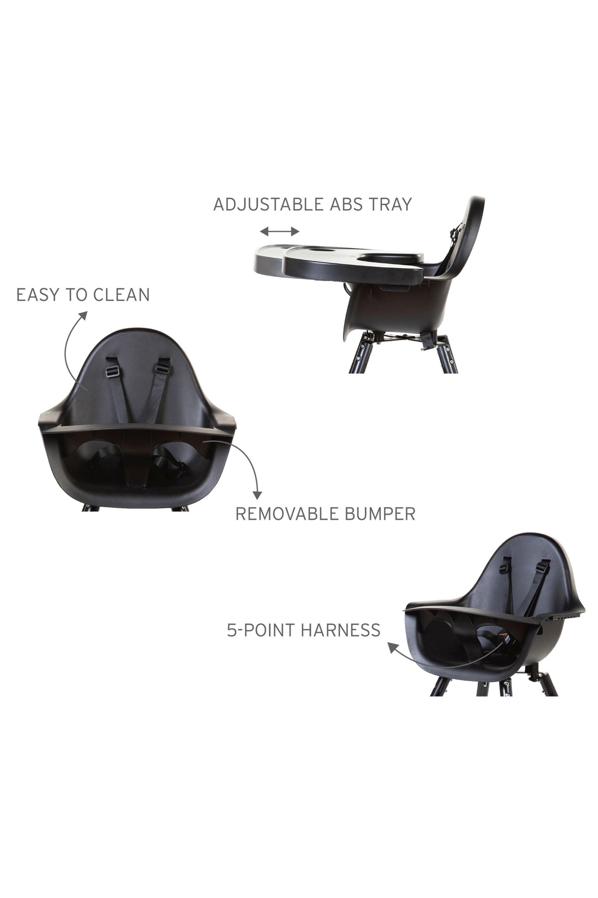 Black Childhome Evolu 2 Highchair - Image 8 of 8