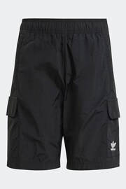 adidas Black Cargo Shorts - Image 6 of 6