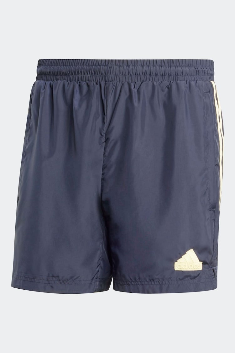 adidas Blue Tiro Woven Shorts - Image 6 of 6