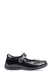 Start-Rite Wish Rip-Tape Black Patent Leather School Shoes F Fit - Image 4 of 6