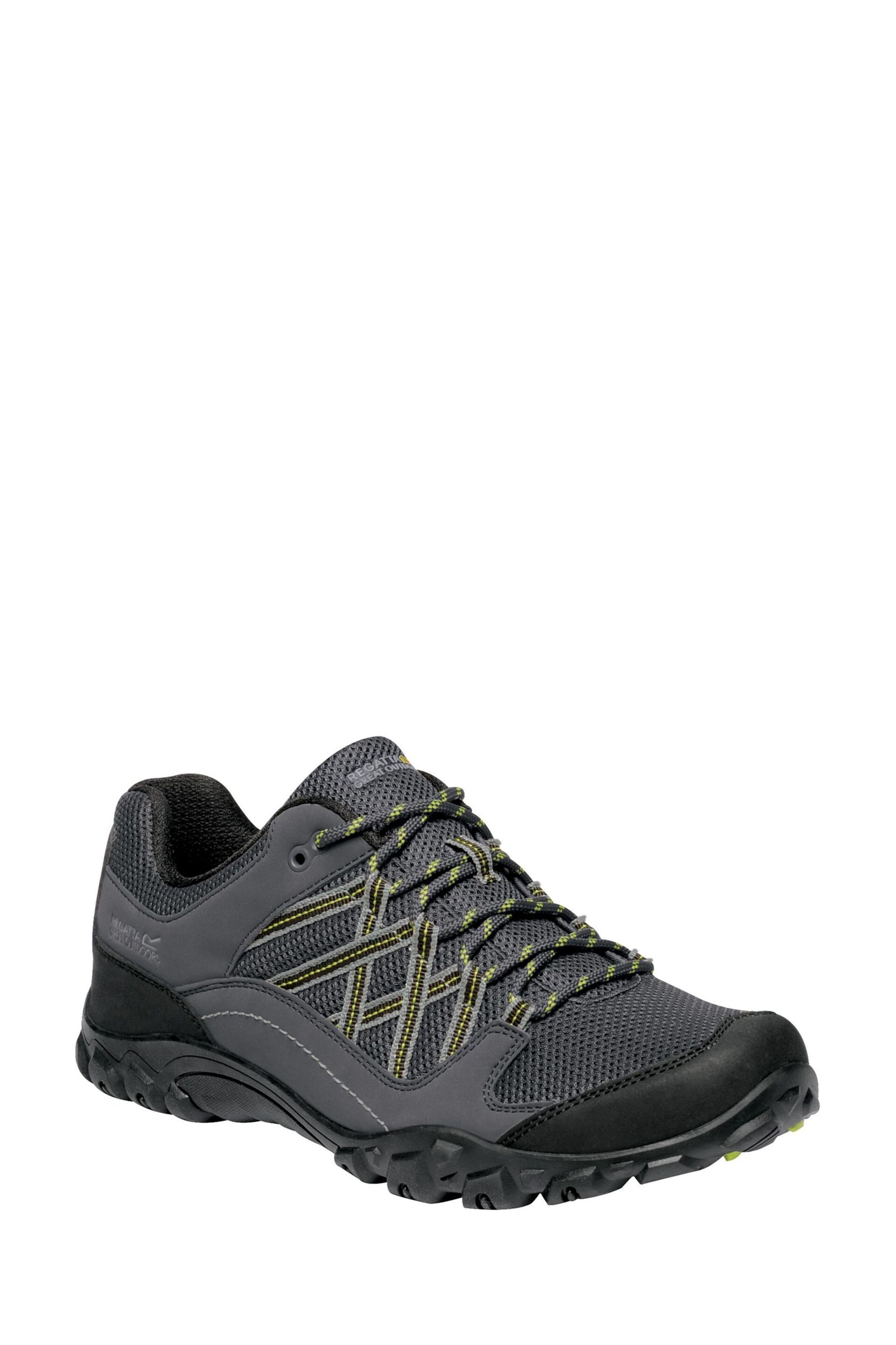 Regatta Grey Mens Edgepoint III Waterproof Walking Trainers - Image 1 of 6