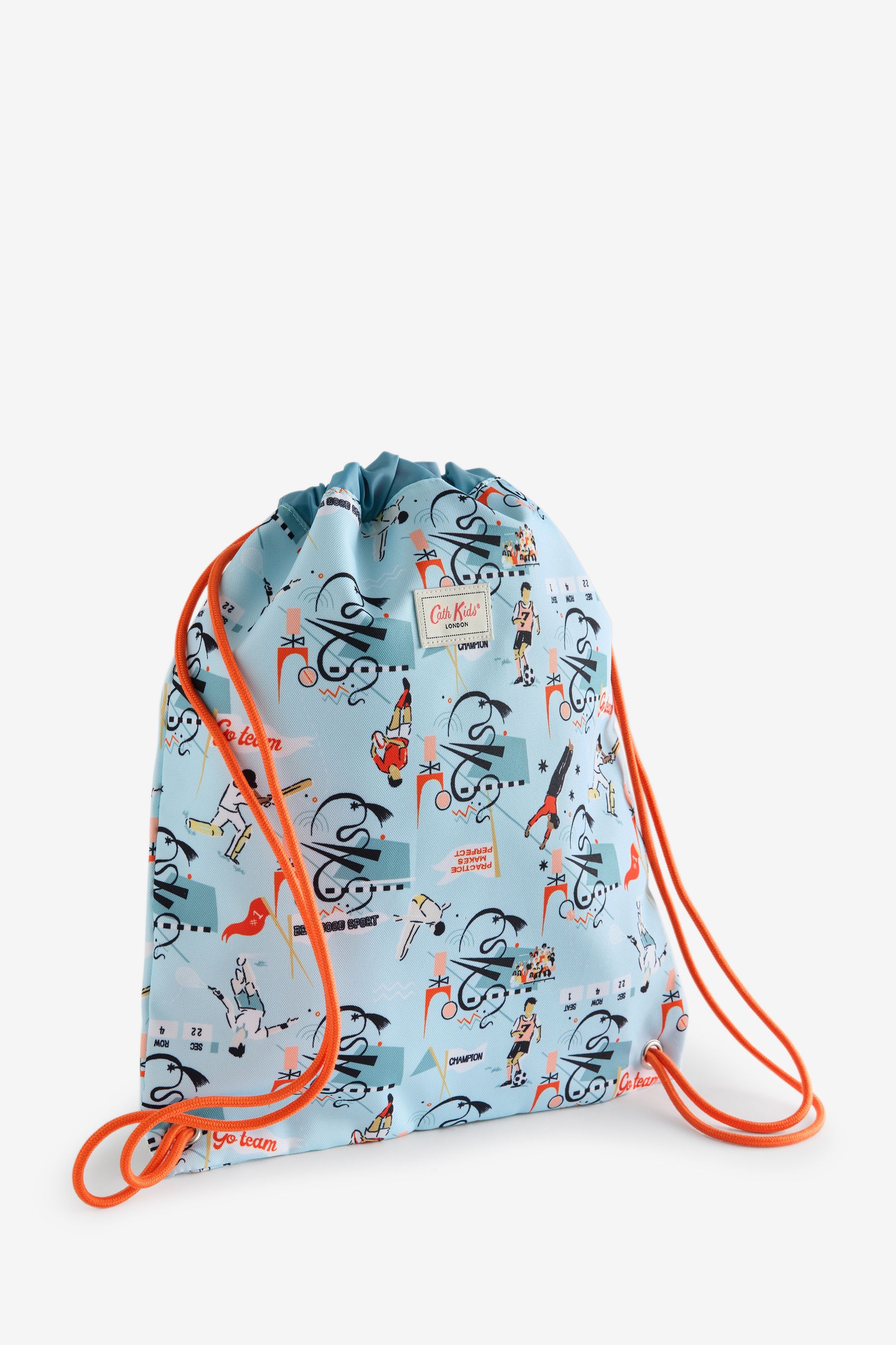 Cath Kidston Blue Kids Drawstring Backpack one Girls