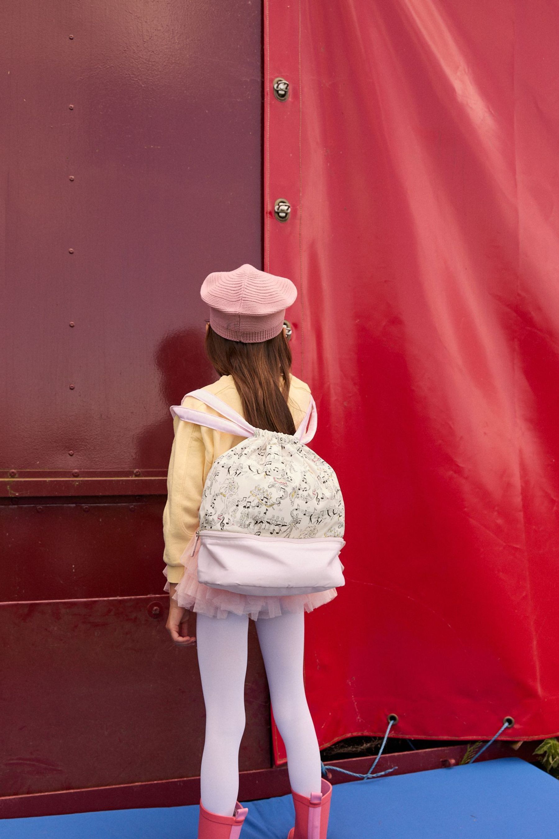Buy Cath Kidston Ecru Ballet Print Kids Drawstring Backpack from the Next UK online shop