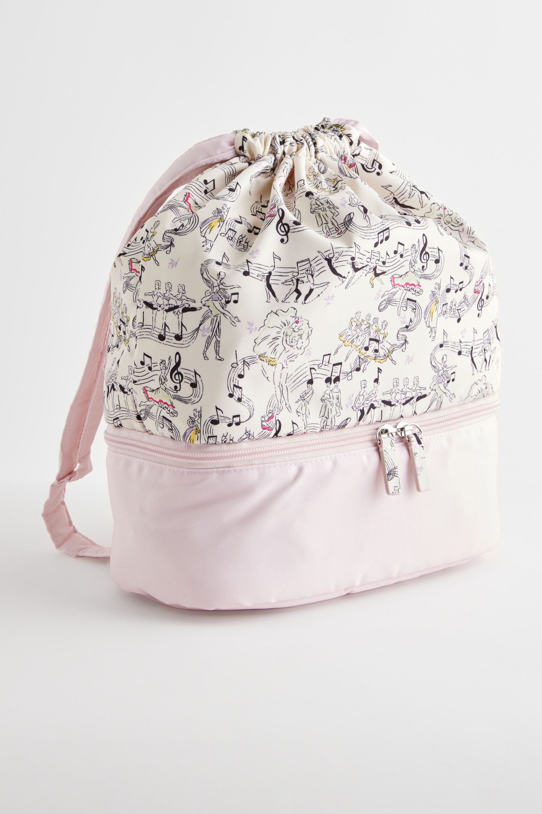 Buy Cath Kidston Ecru Ballet Print Kids Drawstring Backpack from the Next UK online shop