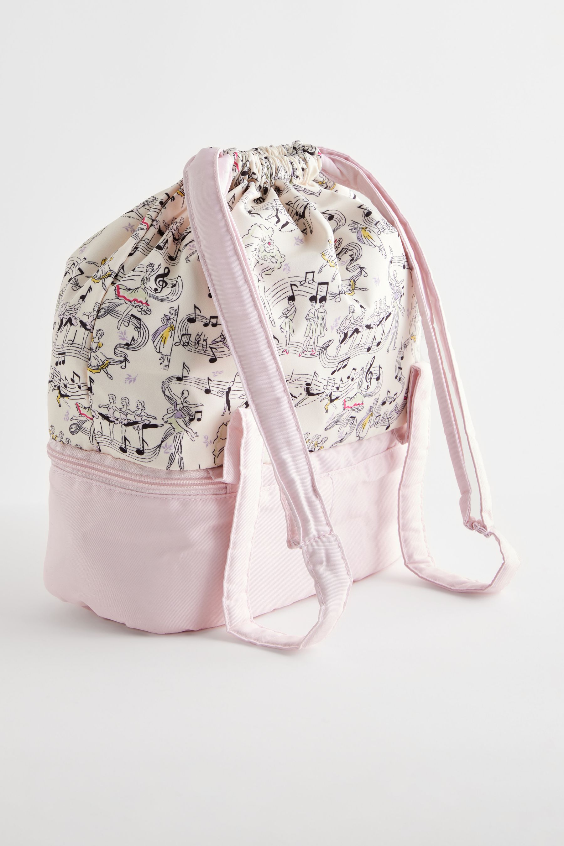 Buy Cath Kidston Ecru Ballet Print Kids Drawstring Backpack from the Next UK online shop