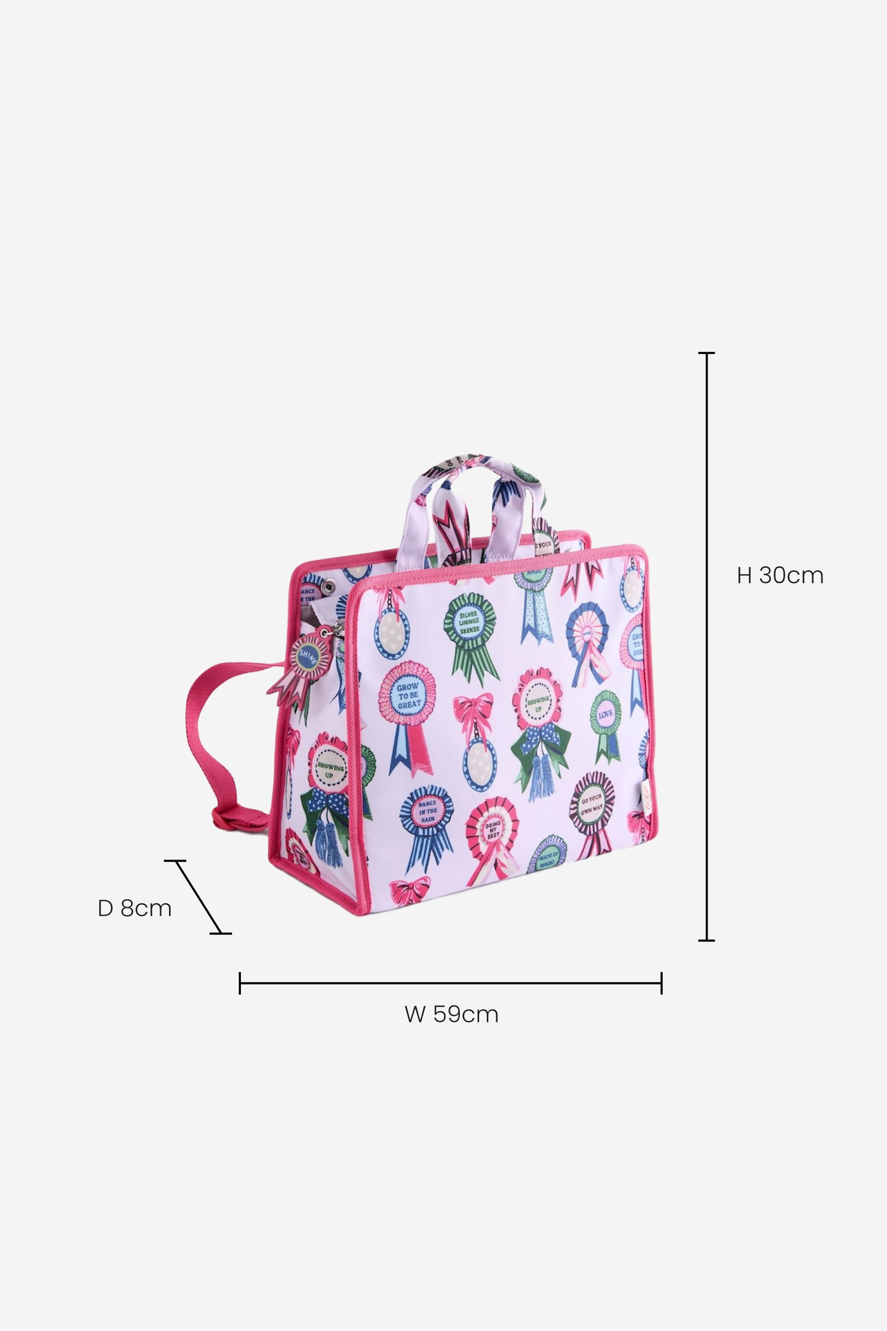 Buy Cath Kidston Lilac Purple Rosette Print Kids 2 in 1 Backpack from Next Singapore