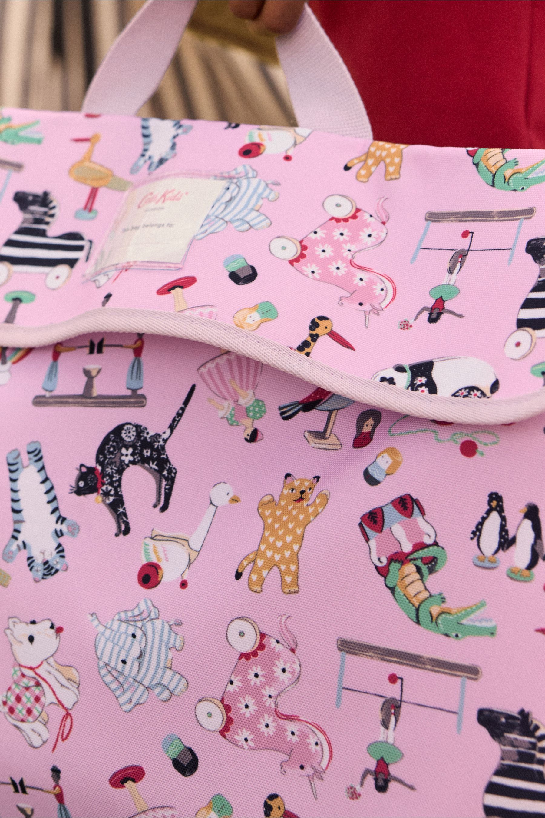 Cath Kidston Pink Toys Print Satchel Bag one Girls