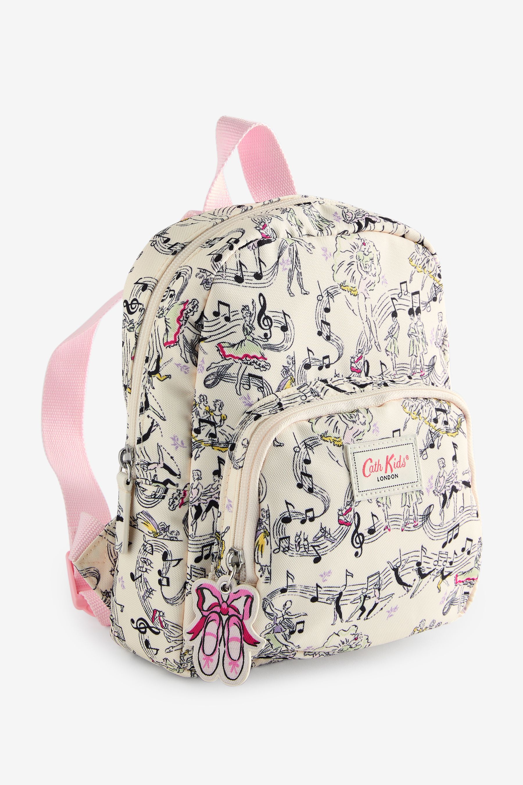 Cath Kidston Ecru Ballet Print Mini Backpack