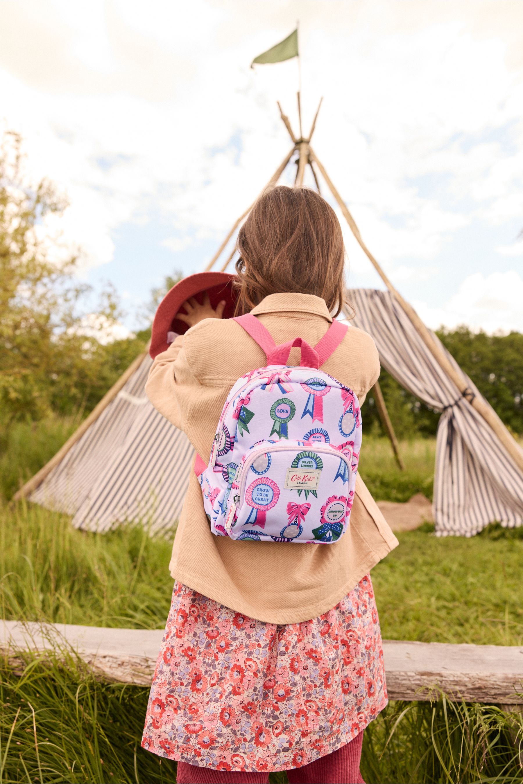 Buy Cath Kidston Lilac Purple Rosette Print Mini Backpack from Next Canada