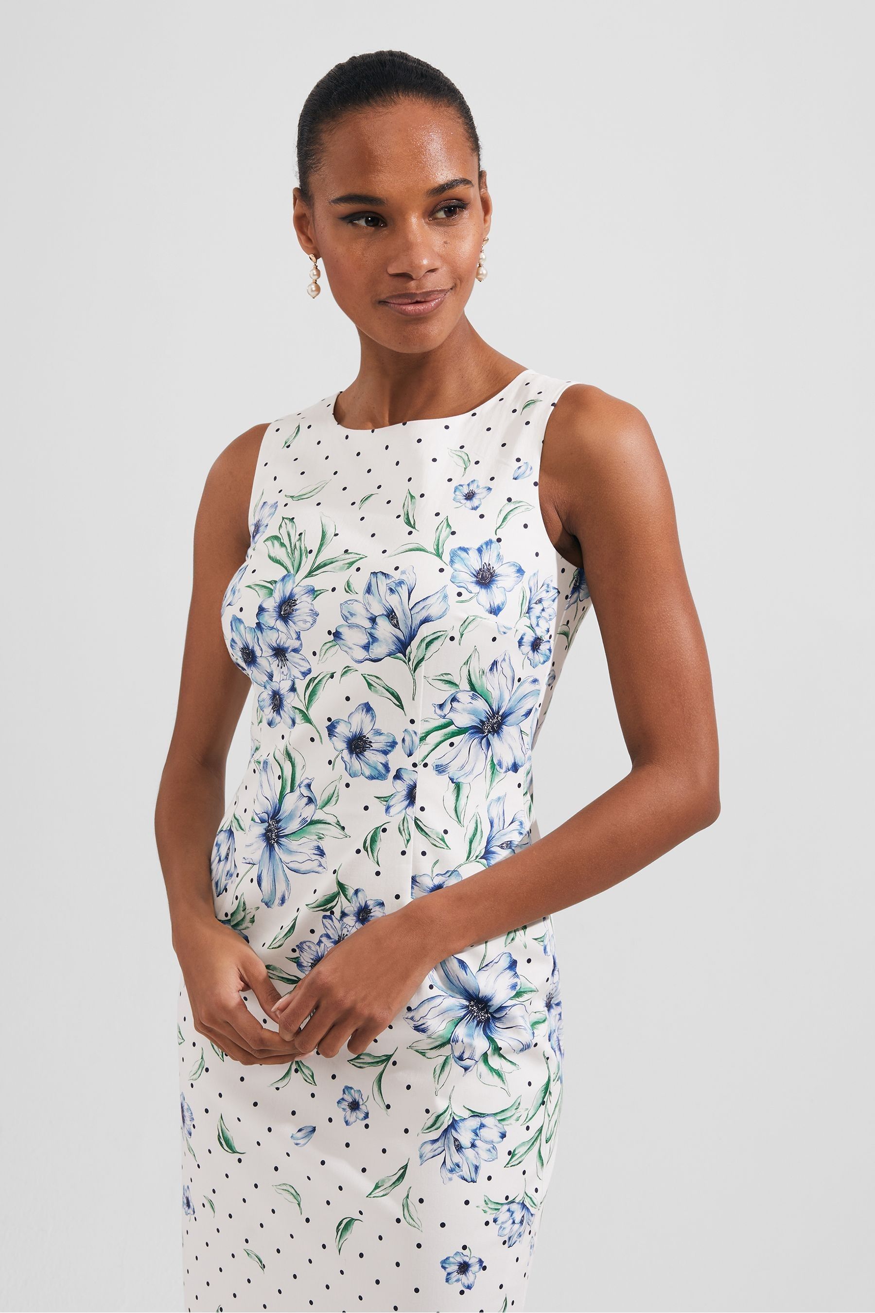 Hobbs white dress sale