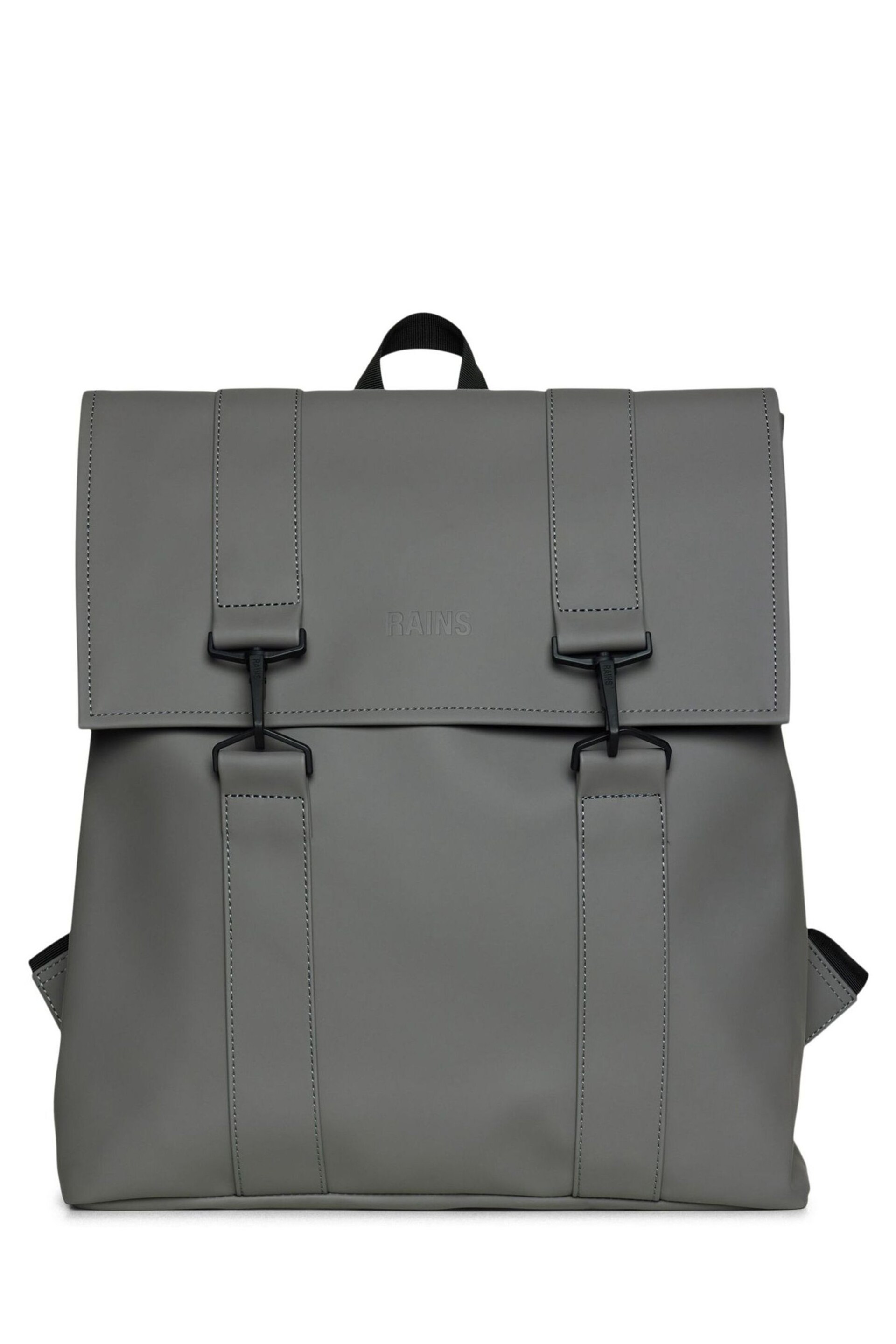 Rains Grey MSN Backpack - Image 3 of 4