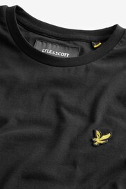 Lyle & Scott Black Lyle & Scott Crew Neck T-Shirt - Image 4 of 4