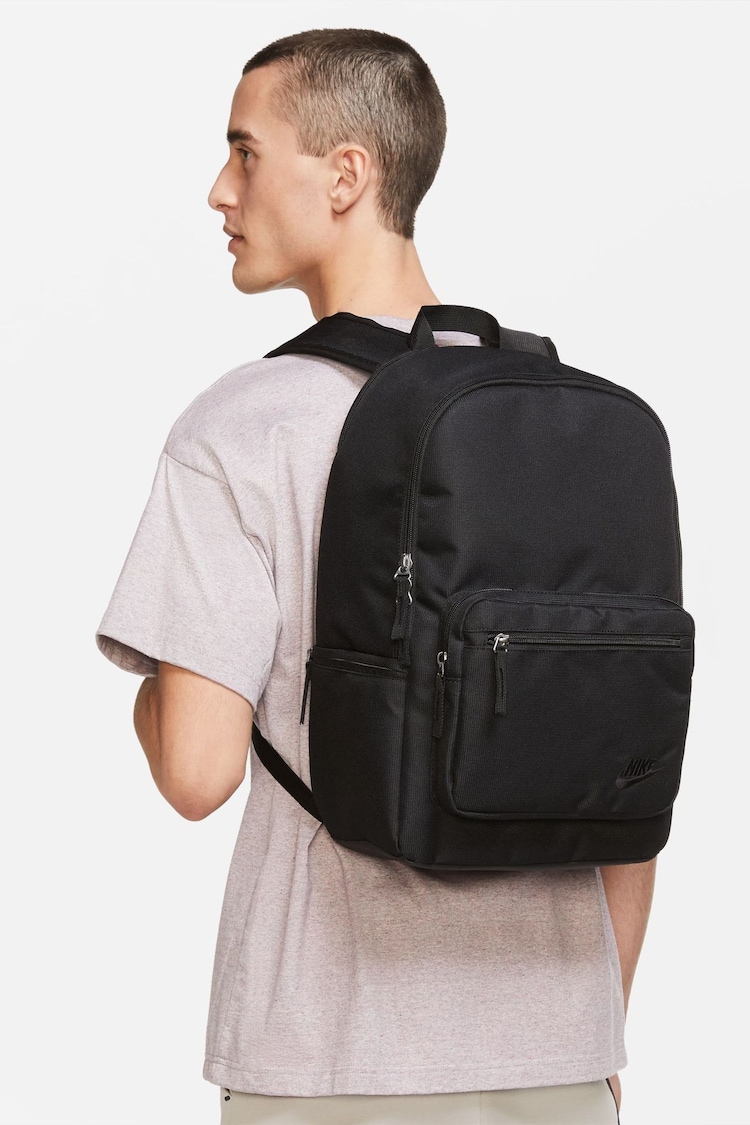 Nike Black Heritage Backpack - Image 1 of 10