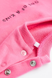 Pink 2pc Baby Sweater & Trousers Set - Image 6 of 9