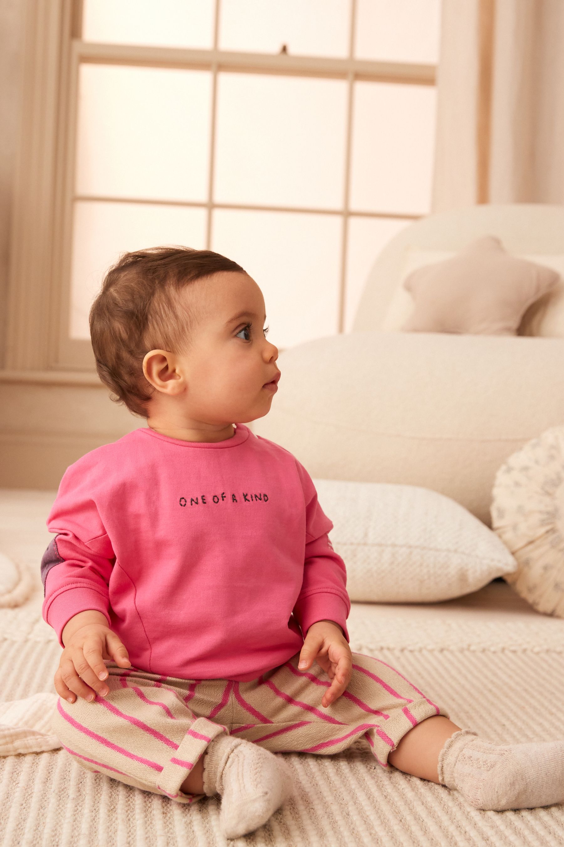 Pink best sale baby sweater