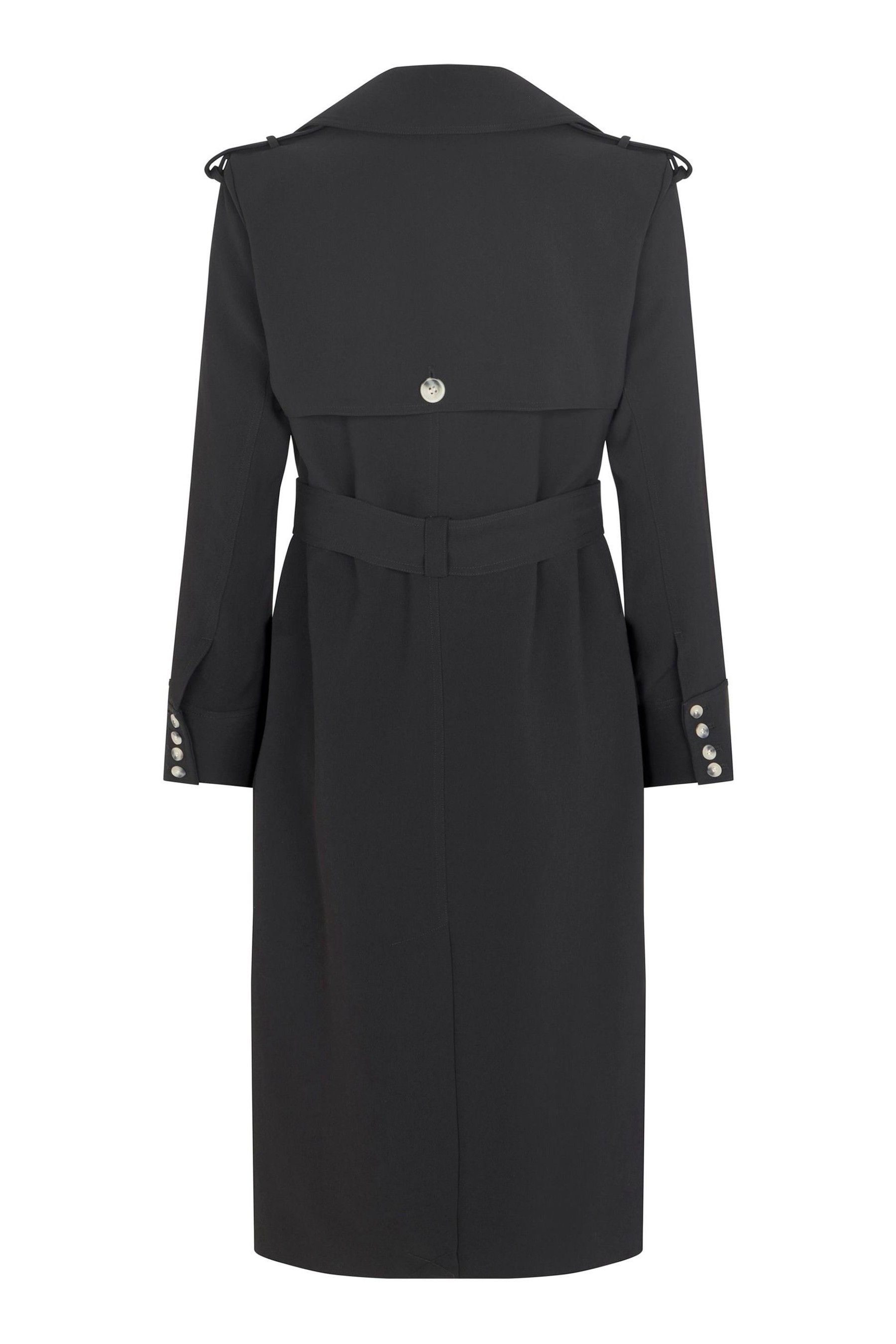 Buy Mint Velvet Black Duster Trench Coat from Next Belgium