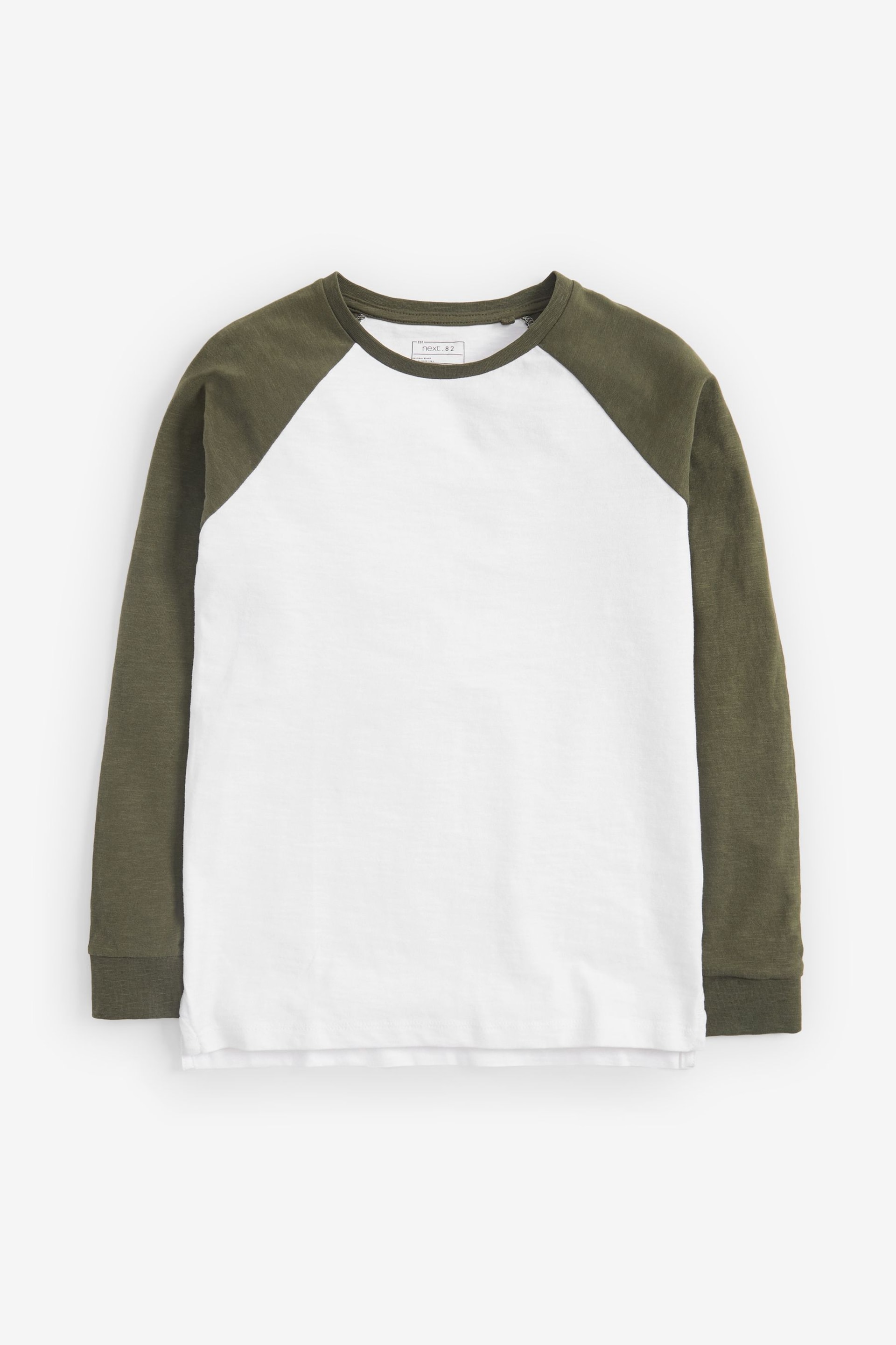 Khaki Green 3 Pack Camo Raglan T-Shirts (3-16yrs) - Image 3 of 5