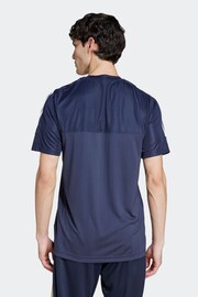 adidas Blue Tiro T-Shirt - Image 2 of 7